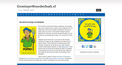 Desktop Screenshot of groningerwoordenboek.nl